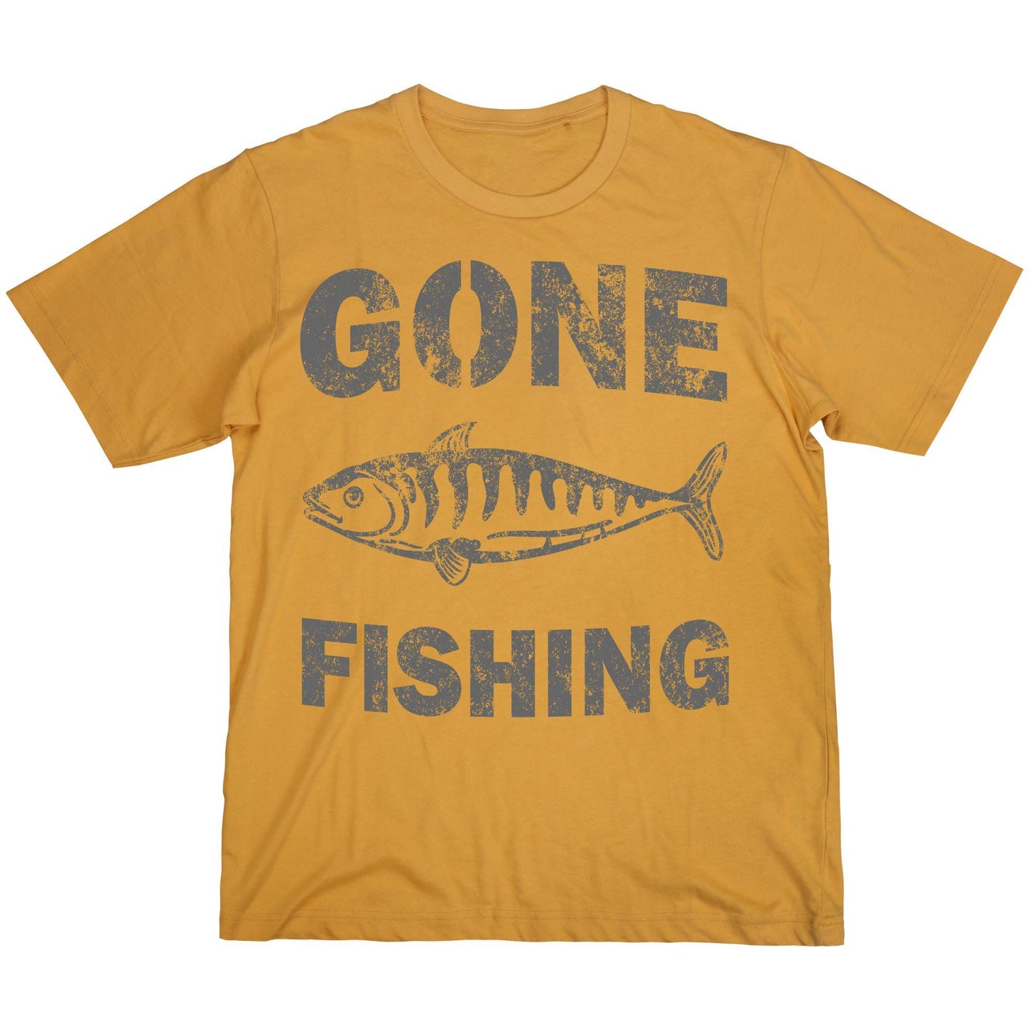 Gone Fishing T-Shirt for Men – Funny Graphic Tee for Fishermen & Outdoor Lovers
