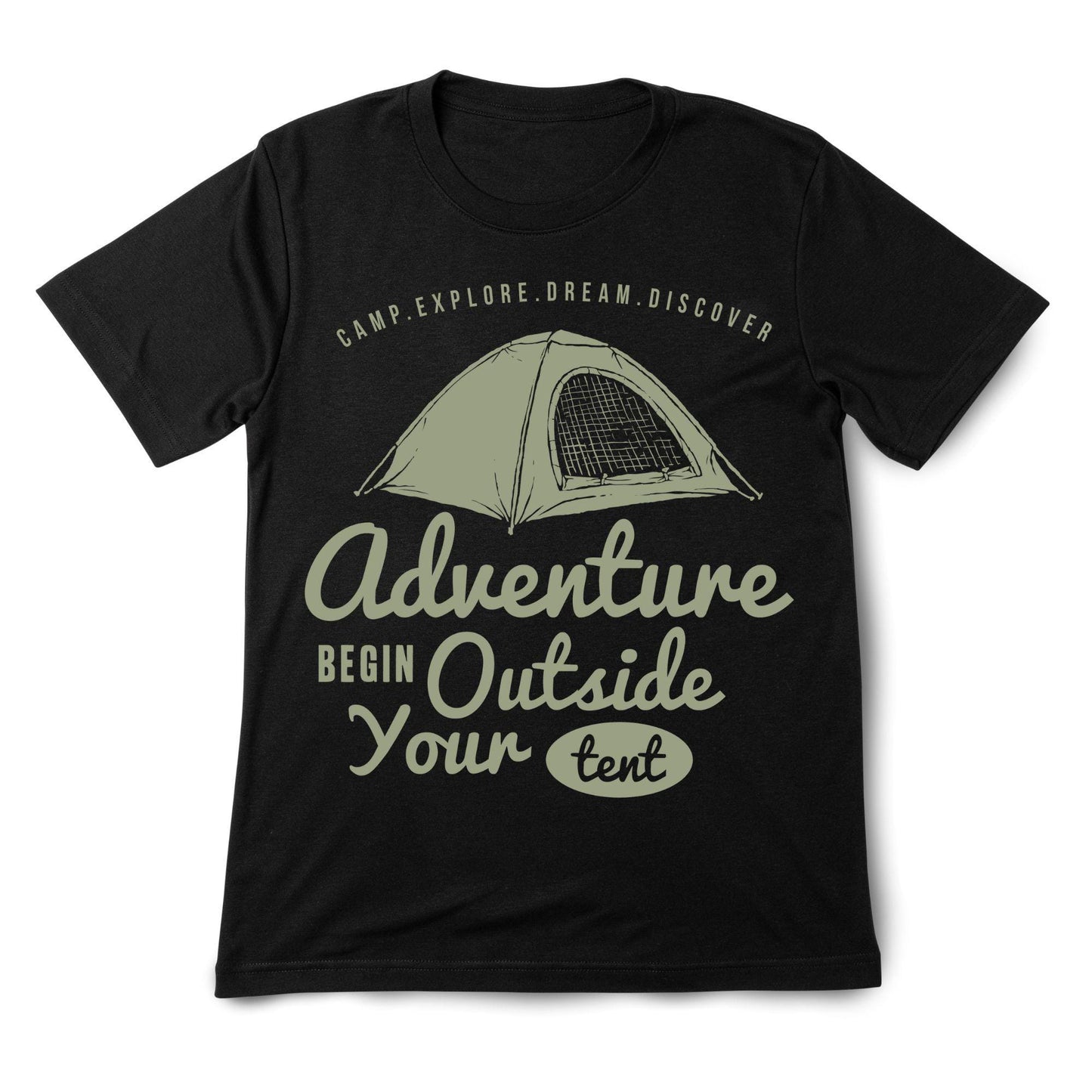 Adventure Camping Quote Shirt – Outdoor Explore Tee for Nature Lovers
