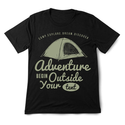 Adventure Camping Quote Shirt – Outdoor Explore Tee for Nature Lovers