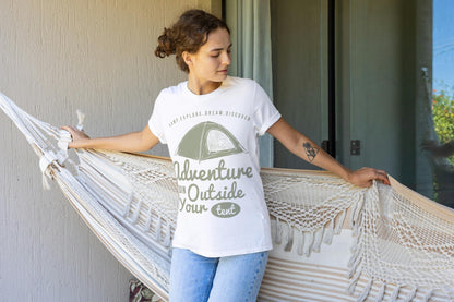 Adventure Camping Quote Shirt – Outdoor Explore Tee for Nature Lovers
