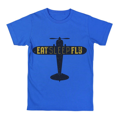 Eat Sleep Fly T-Shirt – Airplane Pilot Shirt, Aviation Lover Tee, Flight Enthusiast Gift