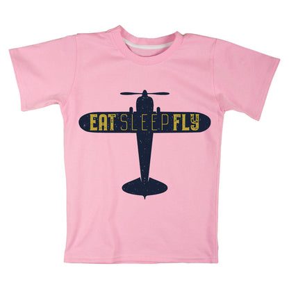 Eat Sleep Fly T-Shirt – Airplane Pilot Shirt, Aviation Lover Tee, Flight Enthusiast Gift