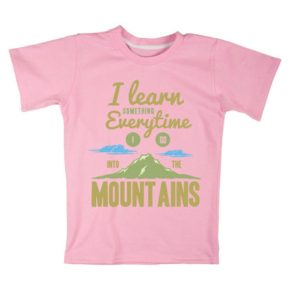 Mountain Adventure Hiking T-Shirt – “I Learn Something Everytime I Go Into the Mountains” – Outdoor Nature Tee