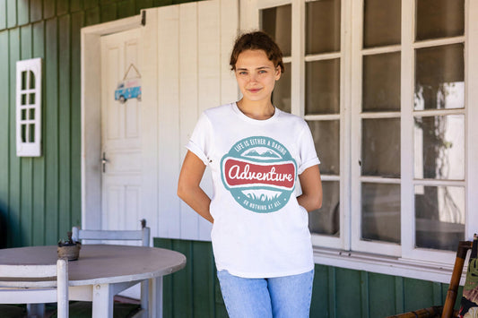 Adventure Graphic T-Shirt for Men Women – Outdoor Hiking, Camping & Travel Apparel
