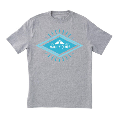Make a Camp! Graphic White T-Shirt – Outdoor Adventure, Camping, Hiking & Nature Lovers Tee