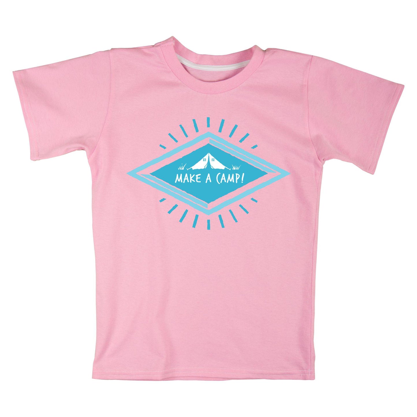 Make a Camp! Graphic White T-Shirt – Outdoor Adventure, Camping, Hiking & Nature Lovers Tee