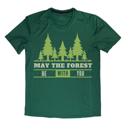 Forest Hiking T-Shirt – Eco Friendly Outdoor Tee with Nature Trees Quote