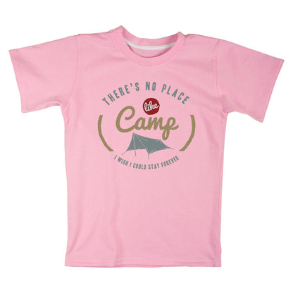 There’s No Place Like Camp T-Shirt – Outdoor Camping Graphic Tee for Nature Lovers and Adventure Seekers