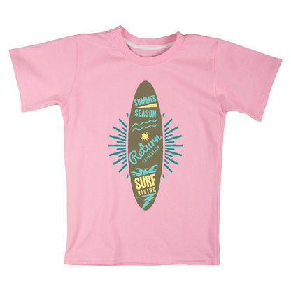 Surf Adventure T-Shirt – Summer Beach Tee with Surfboard Graphic & Ocean Vibes