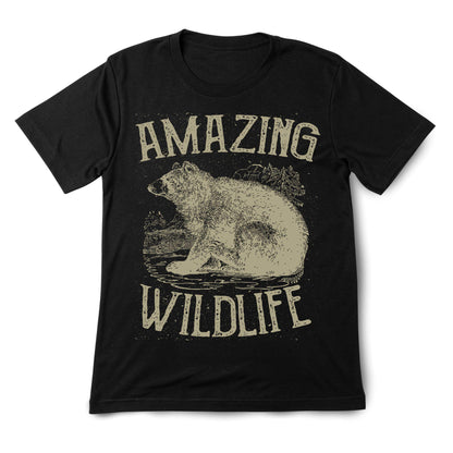 Amazing Wildlife Bear T-Shirt | Nature & Animal Lover Gift | Outdoor Adventure Graphic Tee for Hikers  Wildlife Enthusiasts