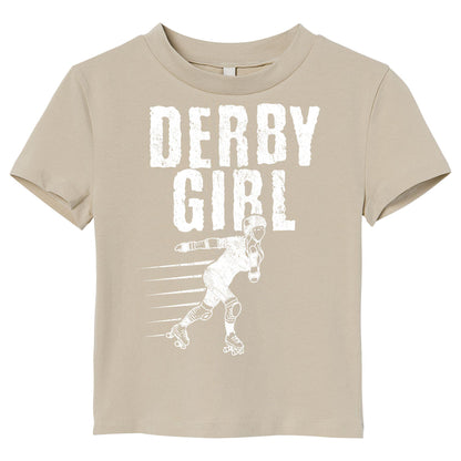 Derby Girl T-Shirt – Roller Derby Graphic Tee – Skating Sports Shirt – Roller Skater Gift – Women’s Athletic Top