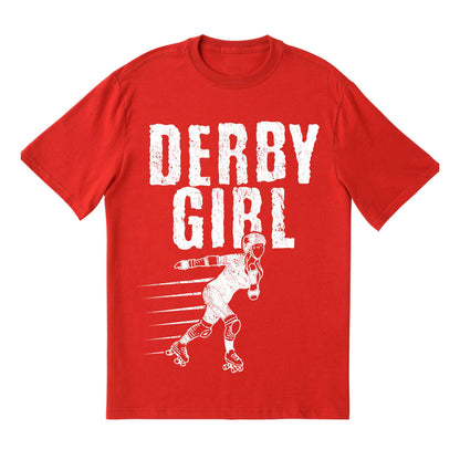 Derby Girl T-Shirt – Roller Derby Graphic Tee – Skating Sports Shirt – Roller Skater Gift – Women’s Athletic Top