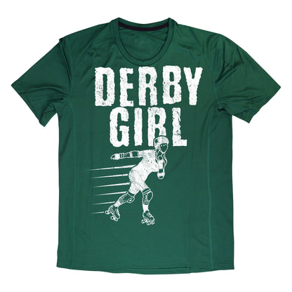 Derby Girl T-Shirt – Roller Derby Graphic Tee – Skating Sports Shirt – Roller Skater Gift – Women’s Athletic Top