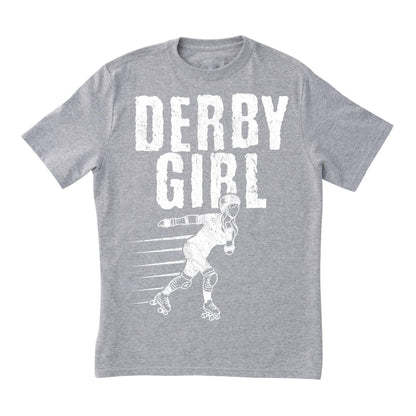Derby Girl T-Shirt – Roller Derby Graphic Tee – Skating Sports Shirt – Roller Skater Gift – Women’s Athletic Top