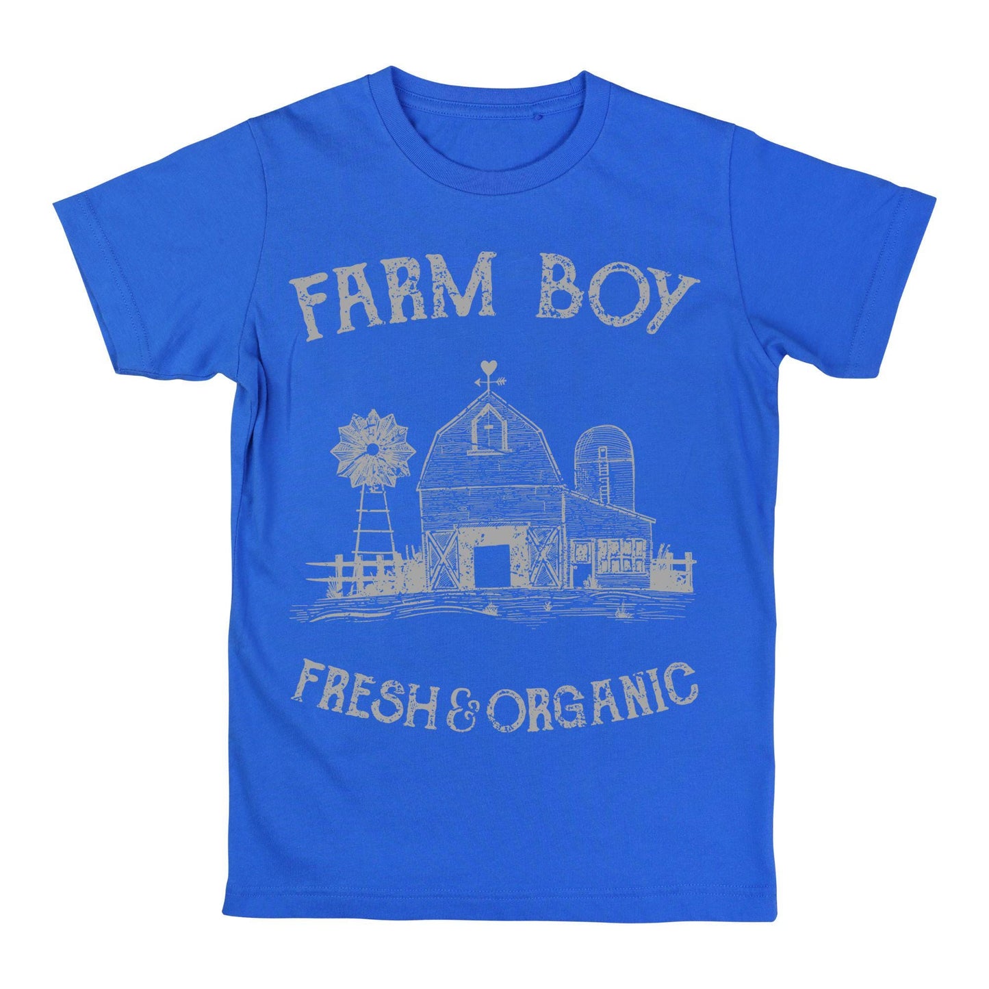 Farm Boy Barn Graphic Tee – Fresh & Organic Country Style Shirt for Men