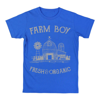 Farm Boy Barn Graphic Tee – Fresh & Organic Country Style Shirt for Men