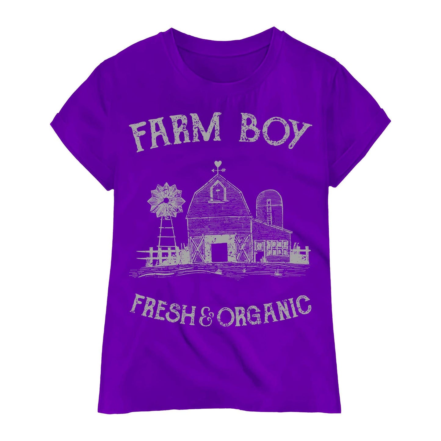 Farm Boy Barn Graphic Tee – Fresh & Organic Country Style Shirt for Men