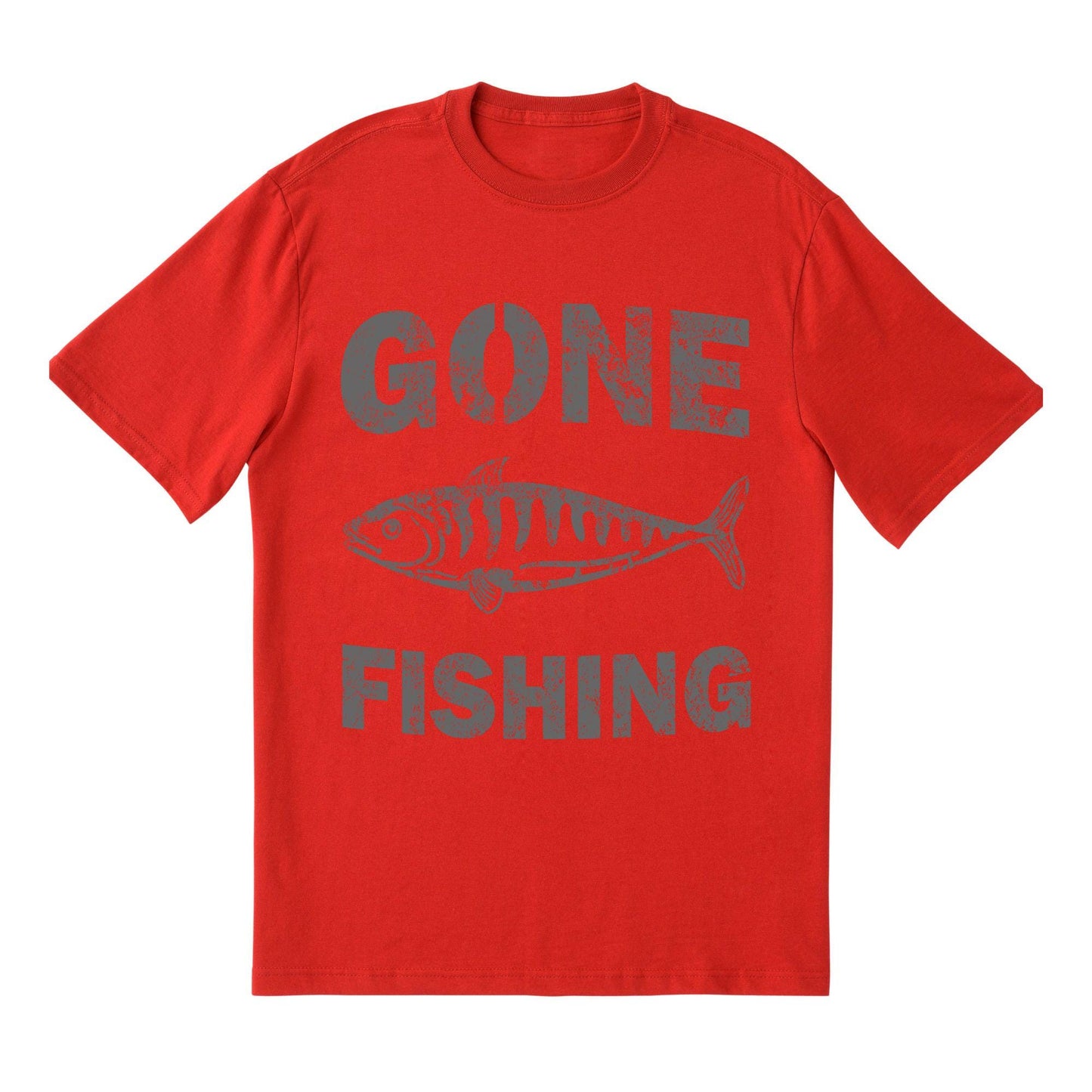 Gone Fishing T-Shirt for Men – Funny Graphic Tee for Fishermen & Outdoor Lovers