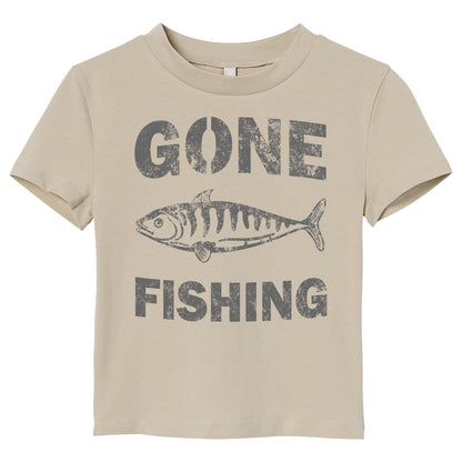 Gone Fishing T-Shirt for Men – Funny Graphic Tee for Fishermen & Outdoor Lovers