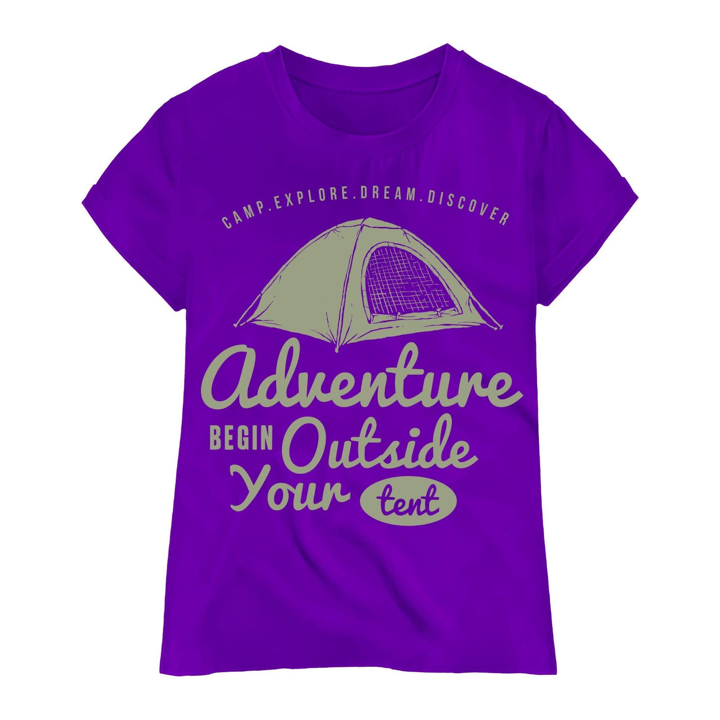 Adventure Camping Quote Shirt – Outdoor Explore Tee for Nature Lovers