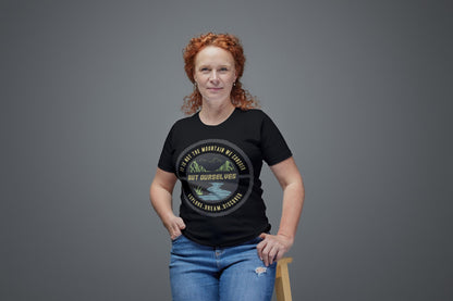 Motivational Mountain Adventure T-Shirt – Explore Dream Discover Graphic Tee
