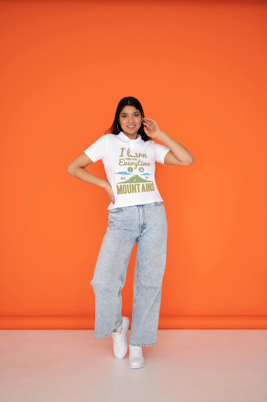 Mountain Adventure Hiking T-Shirt – “I Learn Something Everytime I Go Into the Mountains” – Outdoor Nature Tee