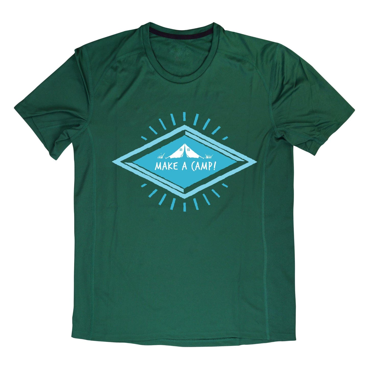 Make a Camp! Graphic White T-Shirt – Outdoor Adventure, Camping, Hiking & Nature Lovers Tee